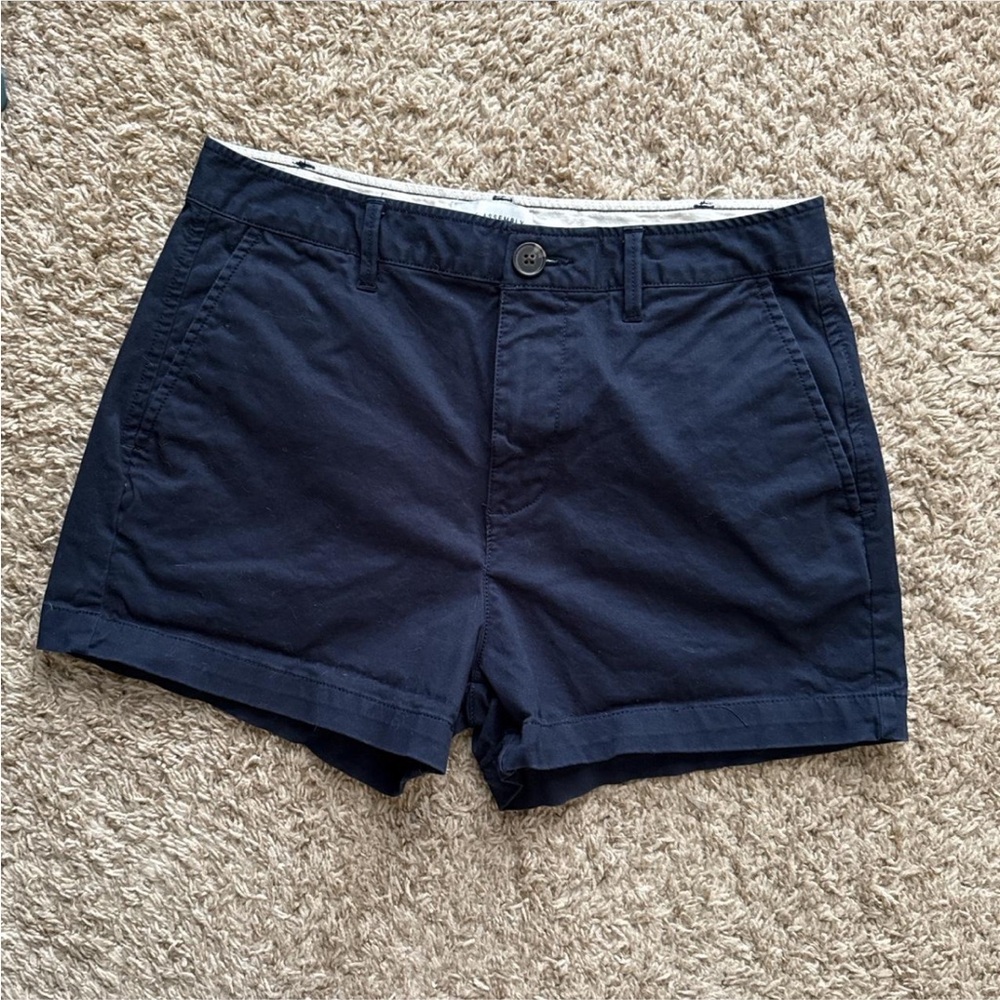 Navy Blue Chino Shorts